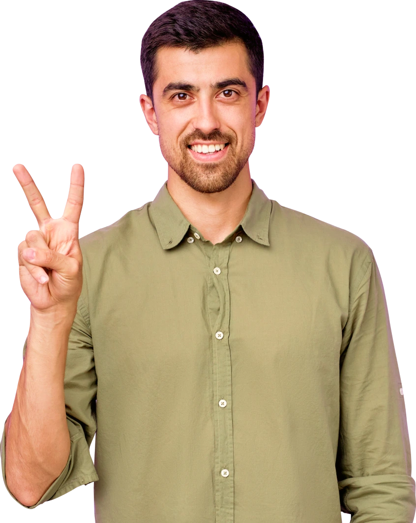 man peace